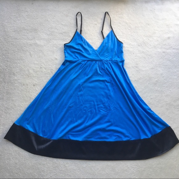 Satin Hemmed Dress - Picture 2 of 5